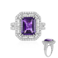 Sibirischer Amethyst-Silberring