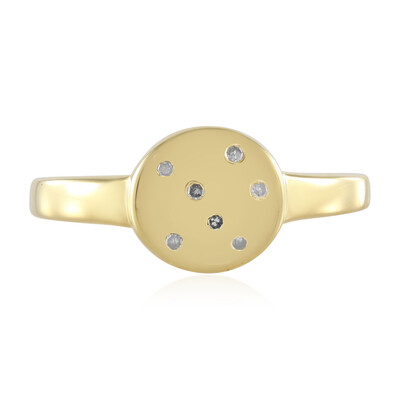 I2 (I) Diamant-Silberring