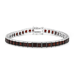 Granat-Silberarmband