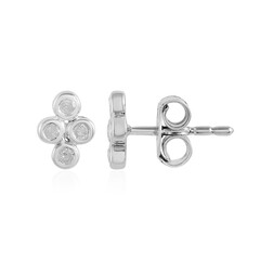 I2 (I) Diamant-Silberohrringe
