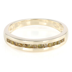 Goldgelber Diamant-Goldring