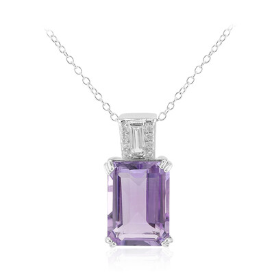 Amethyst-Silberhalskette