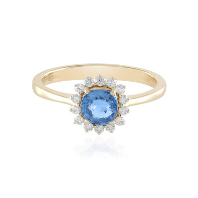 Cobaltblauer Luc Yen-Spinell-Goldring (AMAYANI)