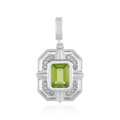 Peridot-Silberanhänger