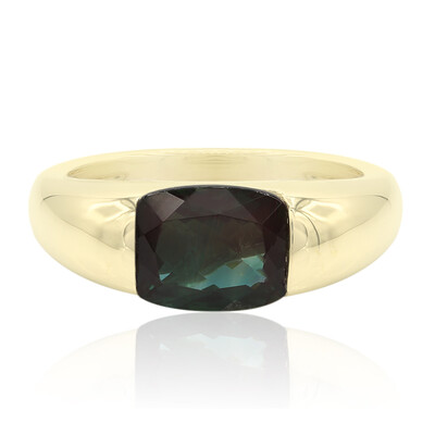 Grüner Tibetanit-Goldring
