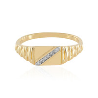 I2 (I) Diamant-Silberring