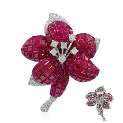 Burmesischer Rubin-Goldbrosche (Estée Collection)