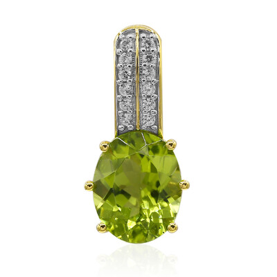 Peridot-Silberanhänger