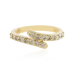 I1 Schokoladen-Brillant-Goldring