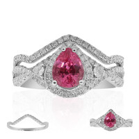 Pinkfarbener Burmesischer Spinell-Goldringe (CIRARI)