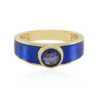 Blauer Madagaskar-Saphir-Silberring