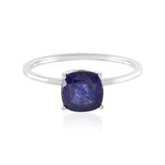 Blauer Madagaskar-Saphir-Platinring