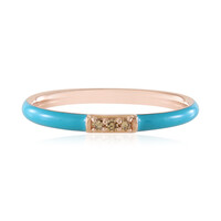 I2 Champagner-Diamant-Silberring