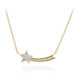 Weißer Topas-Silbercollier