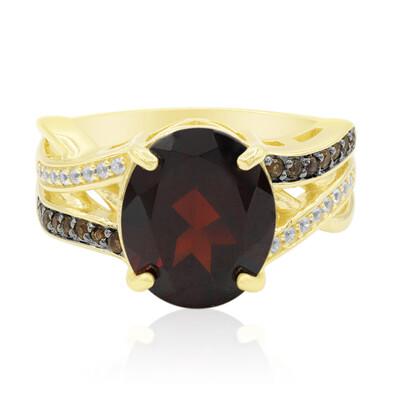 Granat-Silberring