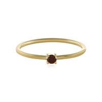 Roter I2 Diamant-Goldring