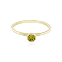 Gelber I2 Brillant-Goldring
