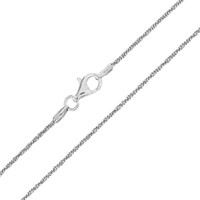 Silber-Criss-Cross-Kette - 80 cm - 4,58 g