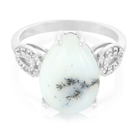 Dendriten-Achat-Silberring