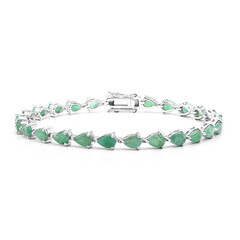 Smaragd-Silberarmband