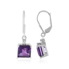 Amethyst-Silberohrringe