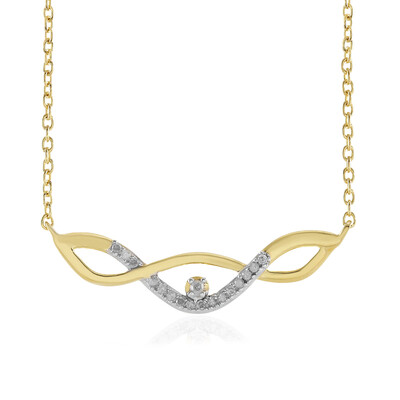 I2 (I) Diamant-Silbercollier