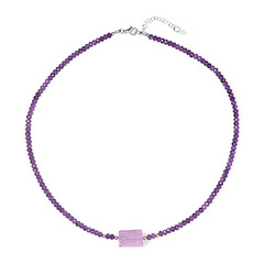 Amethyst-Silberhalskette