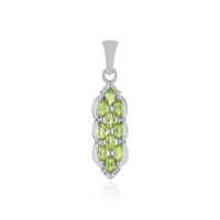Arizona-Peridot-Silberanhänger