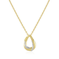 I2 (J) Diamant-Silberhalskette