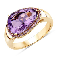 Lavendel-Amethyst-Goldring (SUHANA)