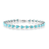 Sleeping Beauty-Türkis-Silberarmband