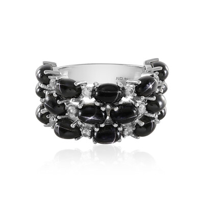 Indischer Stern-Diopsid-Silberring