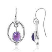 Amethyst-Silberohrringe