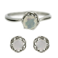 Welo-Opal-Silberset