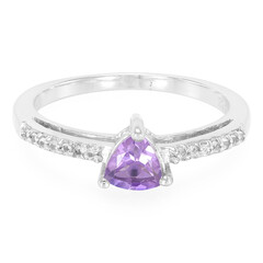 Lavendel-Amethyst-Silberring