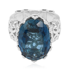 Londonblauer Topas-Silberring (Dallas Prince Designs)
