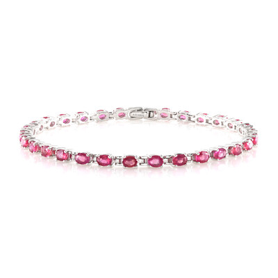 Madagaskar-Rubin-Silberarmband