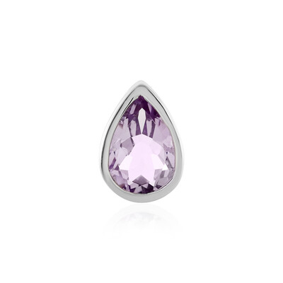 Lavendel-Amethyst-Silberanhänger (MONOSONO COLLECTION)