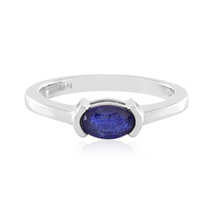 Blauer Madagaskar-Saphir-Silberring