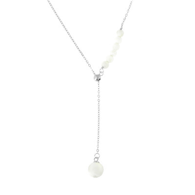 Perlmutt-Silbercollier