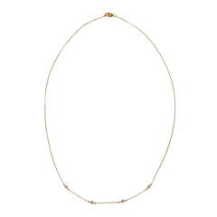 Lupenreiner (F) Brillant-Goldhalskette (LUCENT DIAMONDS)