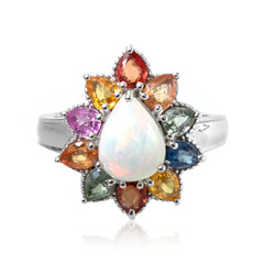 Welo-Opal-Silberring