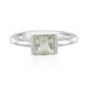 Grüner Amethyst-Silberring