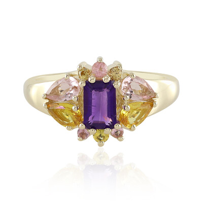Sibirischer Amethyst-Goldring (Adela Gold)