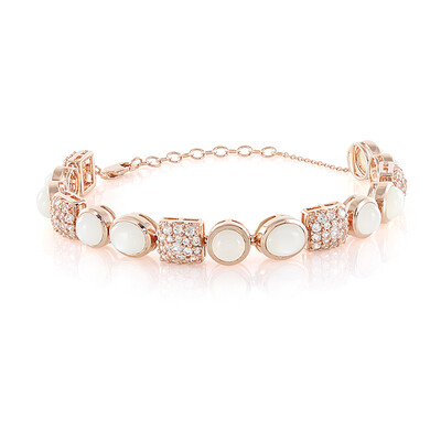 Weißer Mondstein-Silberarmband (KM by Juwelo)
