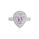 Lavendel-Amethyst-Silberring