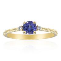 AAA-Tansanit-Goldring