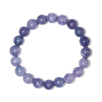 Blauer Quarz-Armband