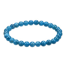 Blauer Apatit-Armband