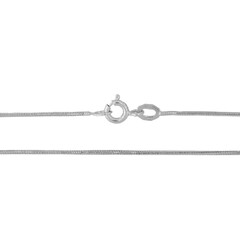 375er Weißgold-Schlangenkette - 50 cm - 3,5 g